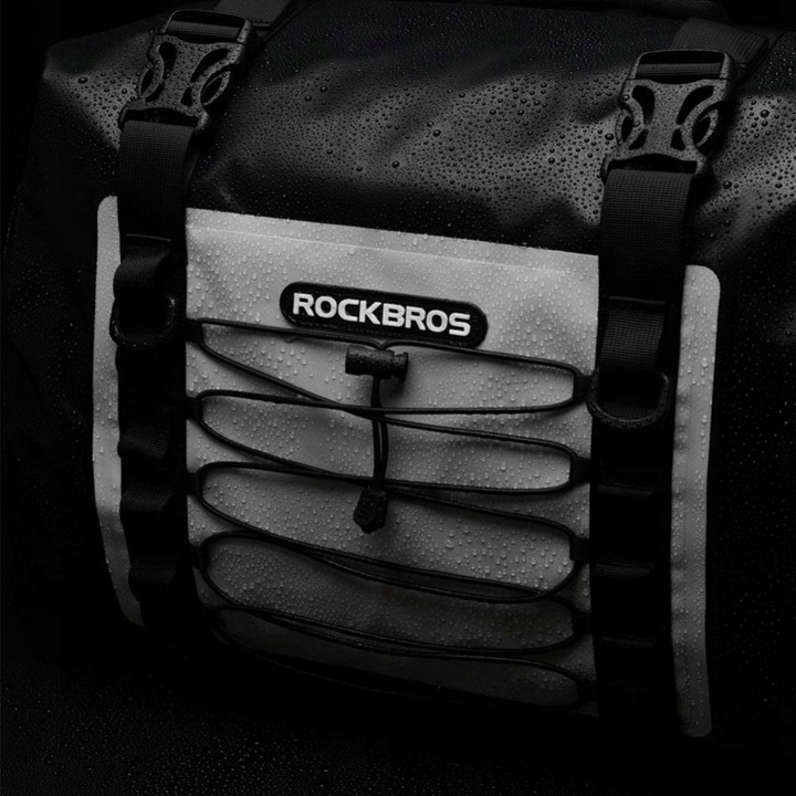 Image du produit Rockbros AS-010BGR sac moto, imperméable - gris (60 l)
