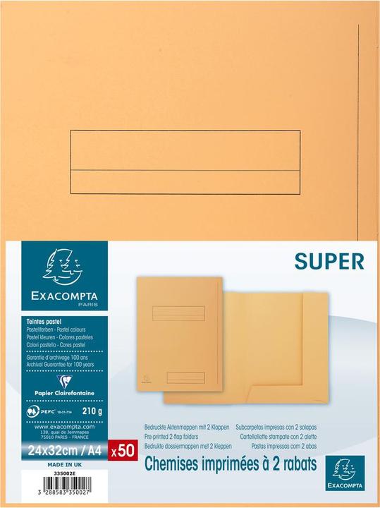 Actual product image Exacompta Collection folders - File covers (A4, 50x)