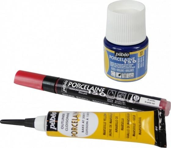 Actual product image Pebeo Porcelaine 150 Outliner (Marseille yellow, 20 ml)