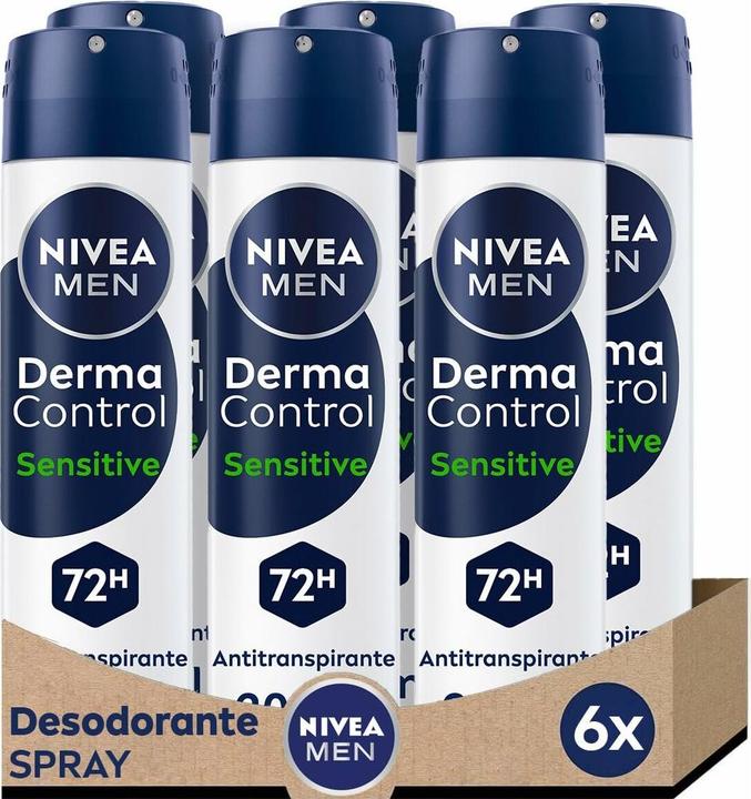Image du produit NIVEA Derma Control Sensitive Deodorant Spray 200ml (Spray, 200 ml)