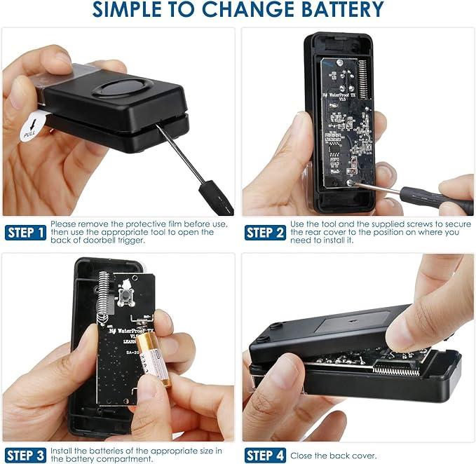 Immagine prodotto Physen Set di campanelli radio (Funk)