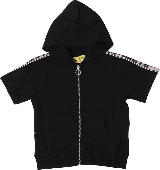 Immagine prodotto Off Felpa con Cappuccio e Zip Intera Logo Maniche Corte Bambini (140)