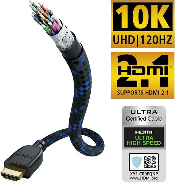 Produktbild Inakustik HDMI – HDMI (3 m, HDMI, 2.1)