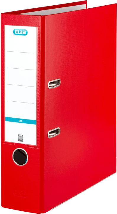Produktbild Elba Ordner smart PP-Papier, Rückenbreite: 80 mm, rot DIN A4, Einband aussen PP (A4)