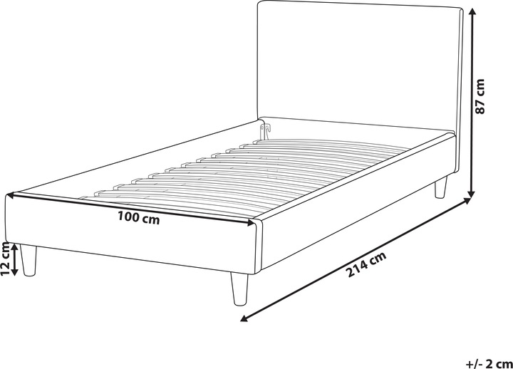 Actual product image Beliani Fitou (90 x 200 cm)