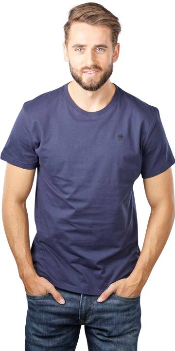 Image du produit G-Star Crew Neck Base T-Shirt Slim Fit Sartho Blue (XXL)
