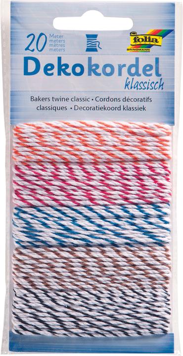Produktbild Magni Dekokordel klassisch, 20m 2farb.,5 Farben pro Karte (5x)