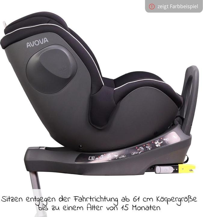 Actual product image Avova Sperber-Fix 61 Reboard child seat from 61 cm - 105 cm (from approx. 3 months to approx. 4 years) (Reboarder, ECE R129/i-Size Standard)
