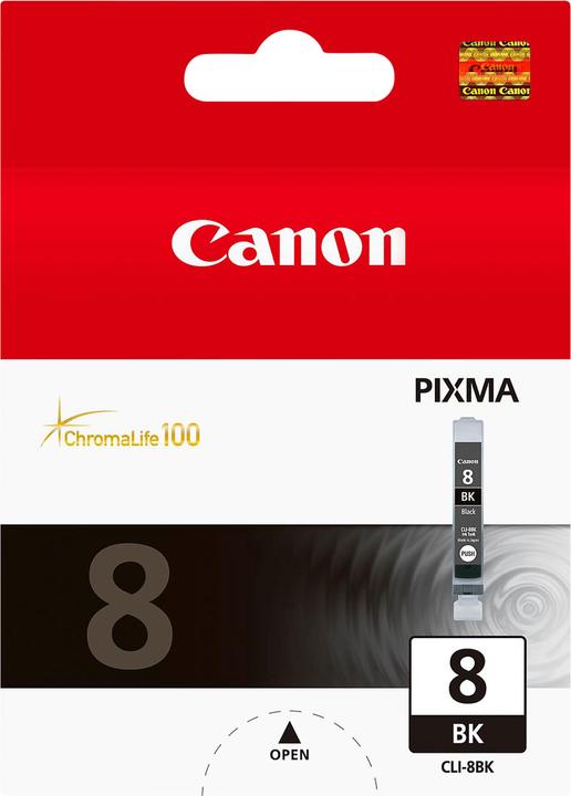 Actual product image Canon CLI-8 BLACK INK 0620B001 (FC)