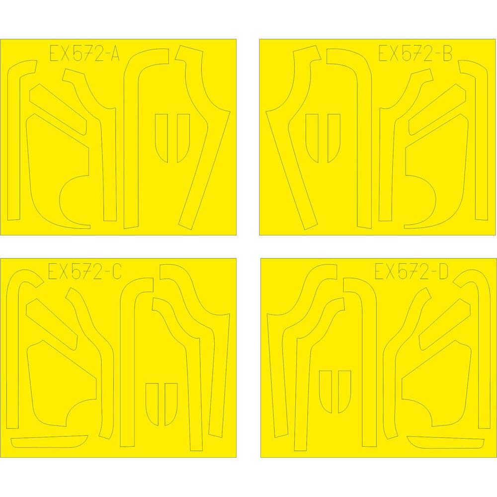 Eduard B-17G antiglare panels (VE produktion) for REVELL/MONOGRAM