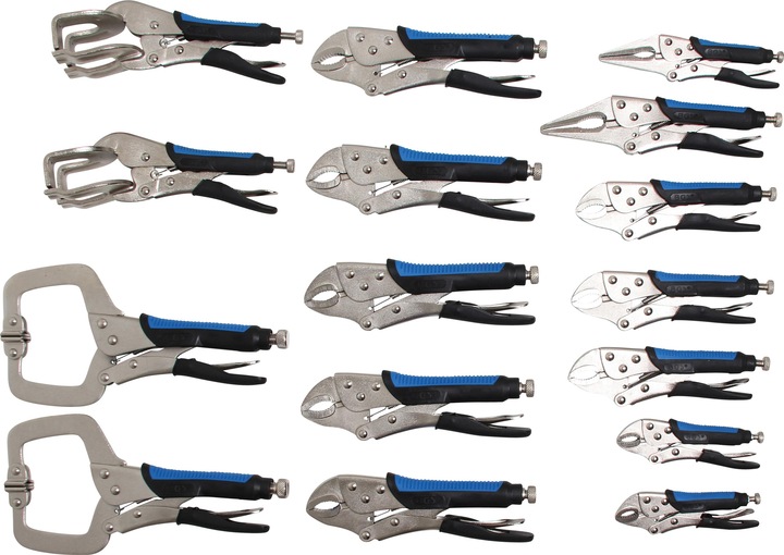 Actual product image BGS Body grip pliers set (185 mm)