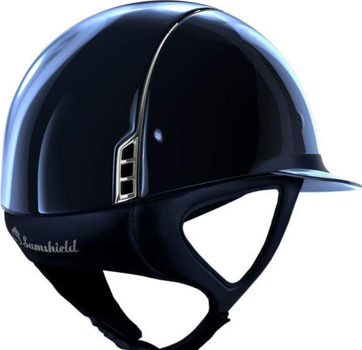 Actual product image Samshield riding helmet custom miss shield shadowglossy (52 - 56 cm)