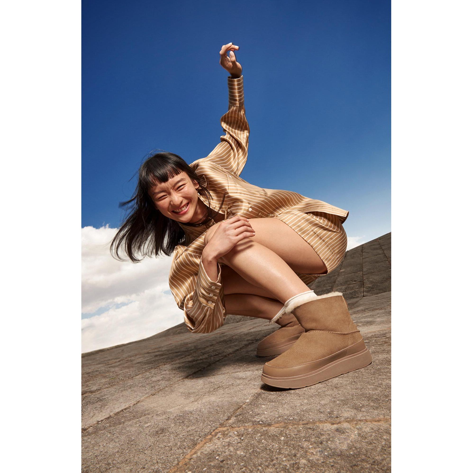 Thumbnail - Fitflop, Damen, Boots + Stiefel, Gen-ff Mini GS6-A69 - 37, Beige, (37)