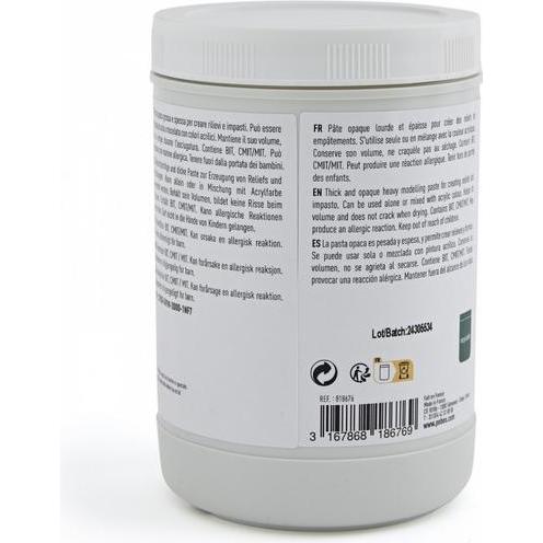 Thumbnail - Pebeo, Künstlerfarbe + Bastelfarbe, Modellierpaste dick grün (Grün, 945 ml)