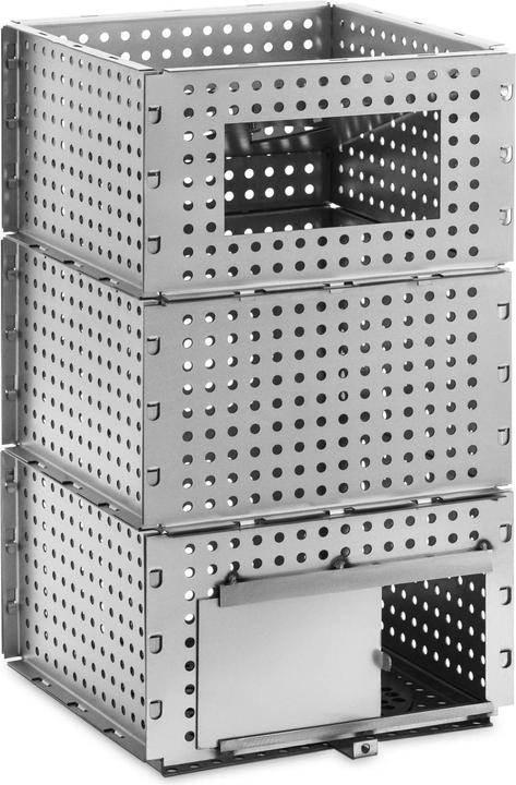 Produktbild Uniprodo Pelletkorb für Kaminofen Brennkorb Heizeinsatz Pellets Stecksystem 1500 °C