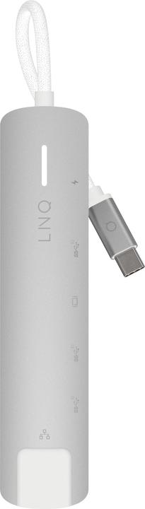 Actual product image LINQ Connects 6in1 PRO USB-C Multiport Hub 140W (USB-C, 6 ports)