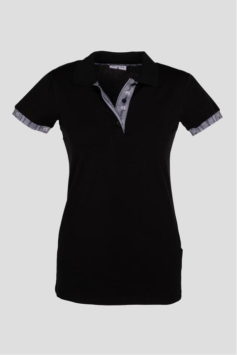 Produktbild Edelvetica Polo Shirt Edelweiss Krageninnenseite & Armabschluss Damen (S)