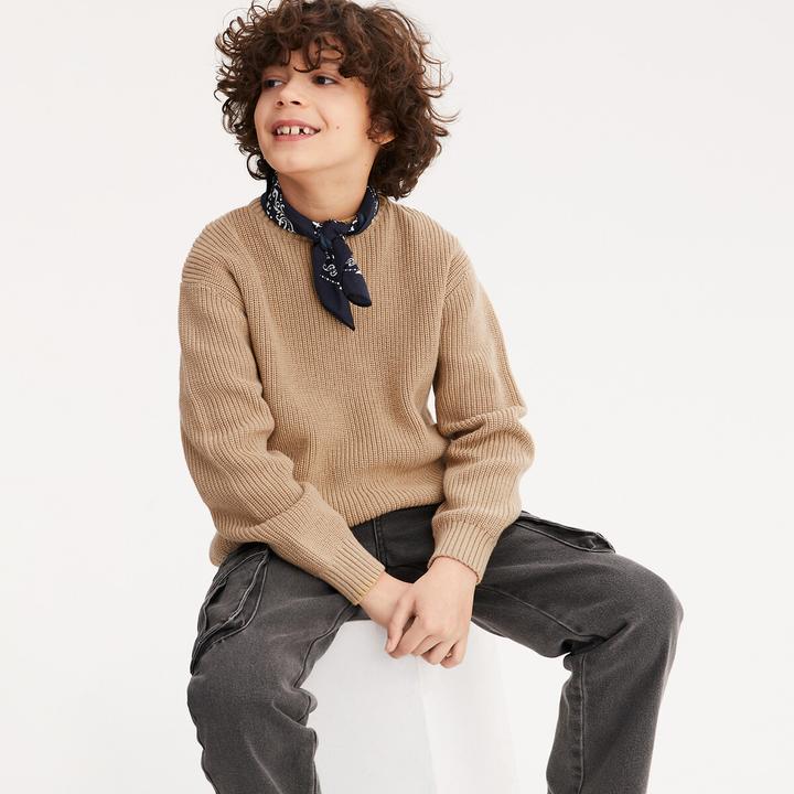 Immagine prodotto La Redoute Collections Strickpullover mit rundem Ausschnitt (110)