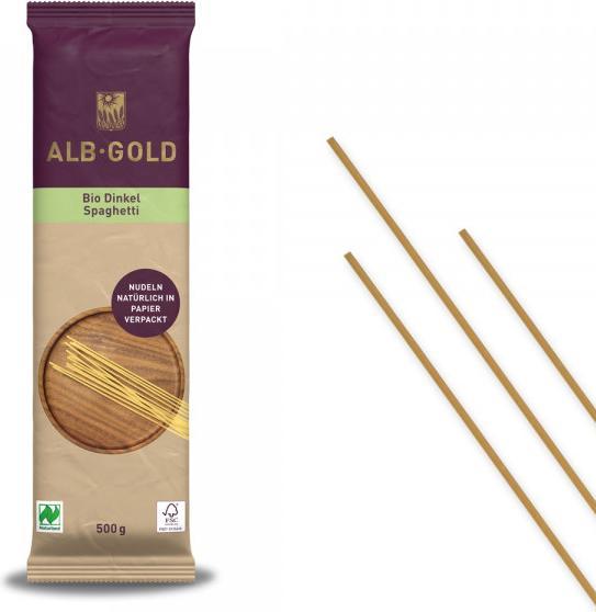 Actual product image Alb-Gold Spelt Spaghetti Organic (500 g)