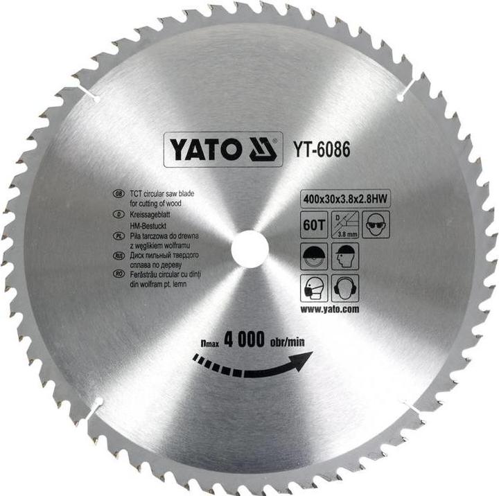 Immagine prodotto Yato LAMA TCT PER LEGNO 400X60TX30 MM