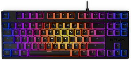 Krux Klawiatura Atax PRO RGB Pudding Outemu Black (KRX0127) (US, Kabelgebunden)
