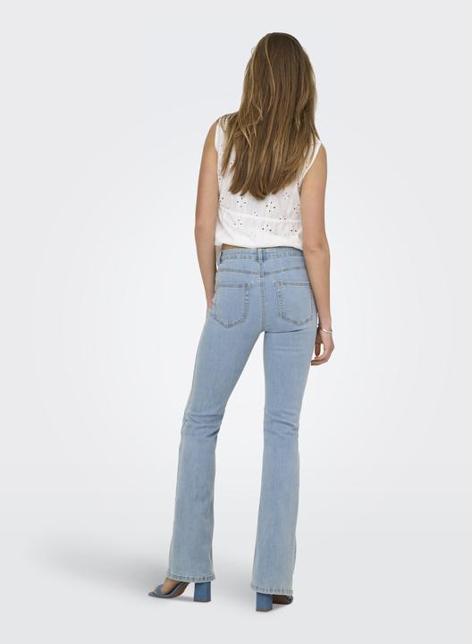 Produktbild Only ONLWAUW Hohe Taille Ausgestellt Jeans Flared fit jeans (32)
