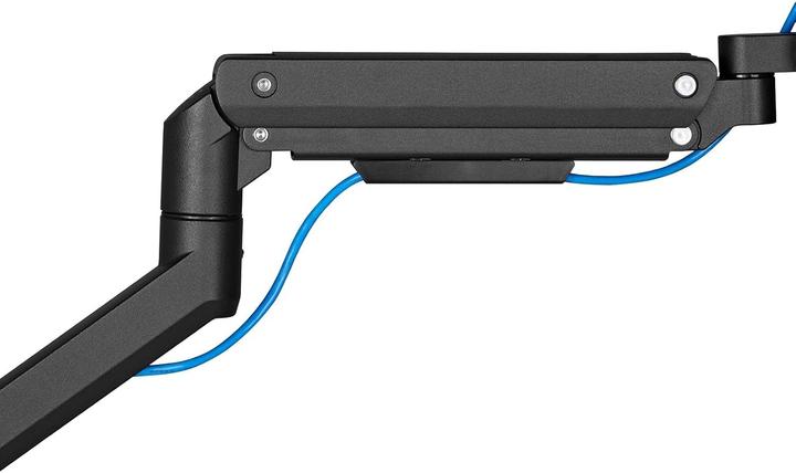 Actual product image Silverstone SST-ARM14B - Single LCD LED Monitor Arm with heavy-duty gas spring design, adjustable, 1 (Table, 49", 20 kg)