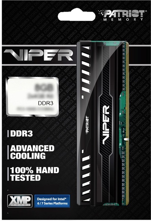 Immagine prodotto Patriot Viper 3 Mamba nero (2 x 8GB, 1866 MHz, DDR3-RAM, DIMM)