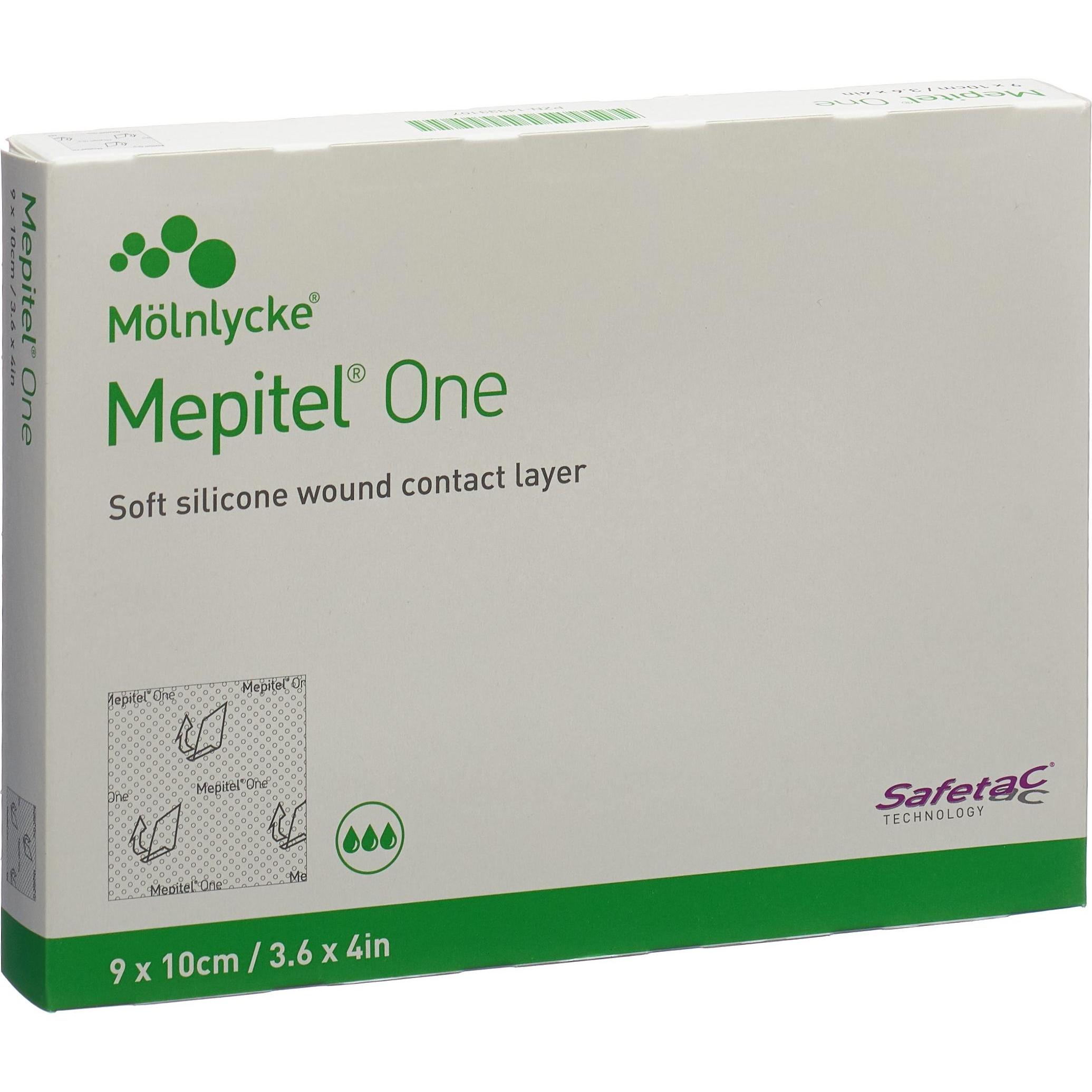 Mepitel, Pflaster, One Wundverband 9x10cm (skin tears) (5 x)