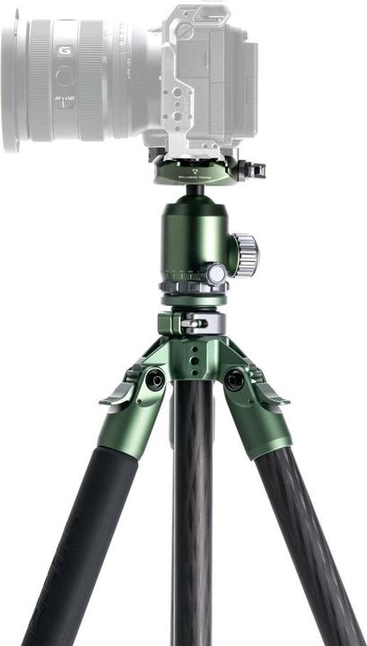 Actual product image Tilta BT05 Travel Ball Head, 3-Stage Carbon Fiber Tripod (Carbon, Metal)