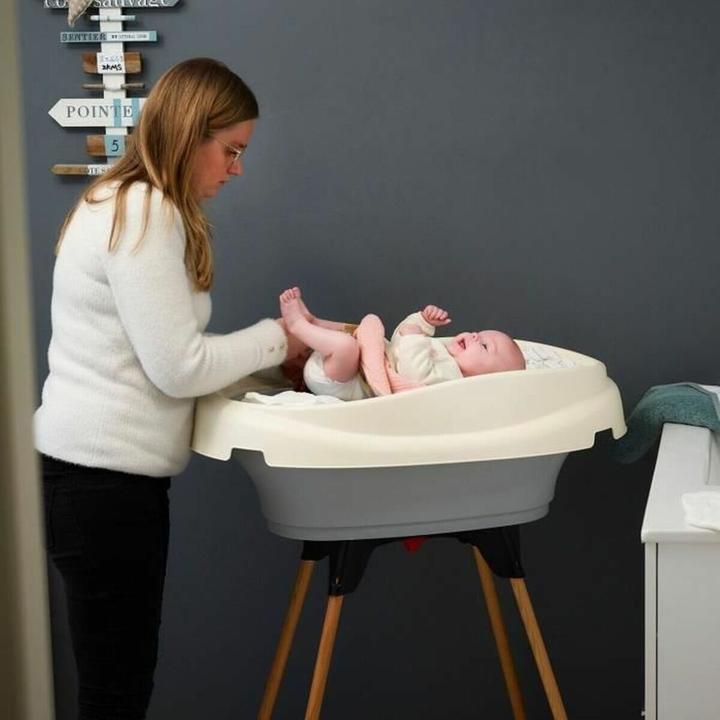 Produktbild Thermobaby Pack Wickelaufsatz und Badewanne Vasco ozeanblau
