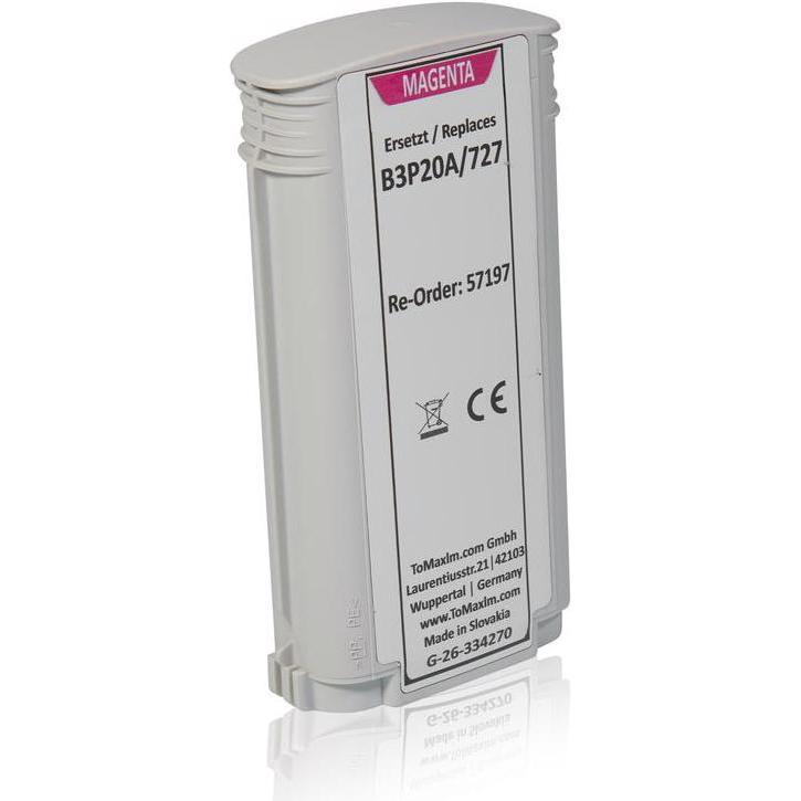 Thumbnail - Inkadoo, Druckerpatrone, Druckerpatronen kompatibel zu HP B3P20A / 727 Tintenpatrone, magenta Magenta (M)