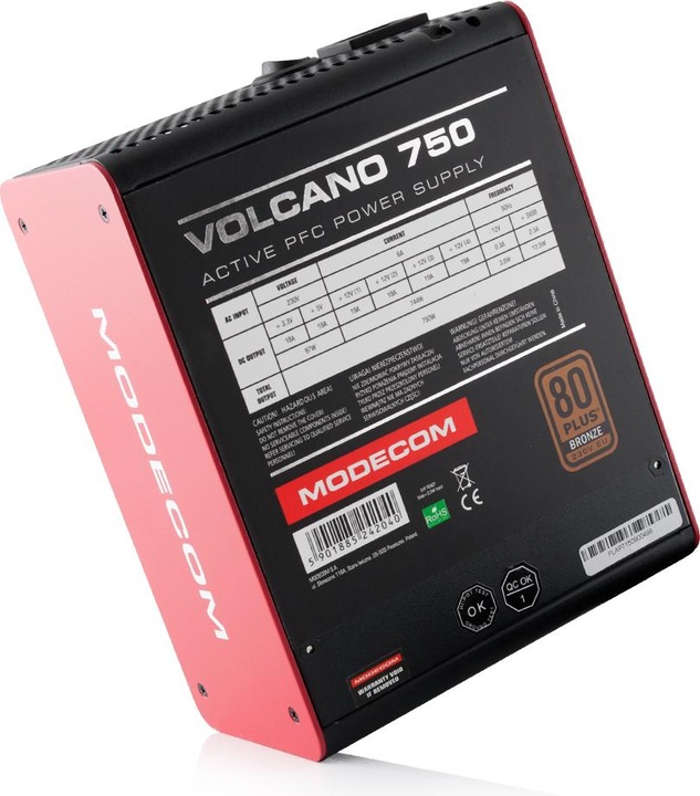Image du produit Modecom Alimentation électrique 750 Bronze (750 W)