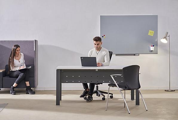 Actual product image Rocada Whiteboard module, PRO version - sheet steel, coated,. (100 x 150 cm)