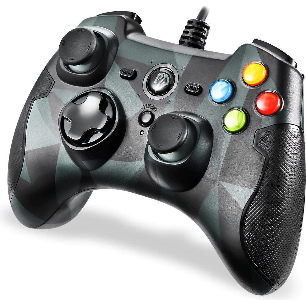 EasySMX Esm-9100-cam (PC, Android, Steam Machine, PS3), Gaming Controller, Schwarz