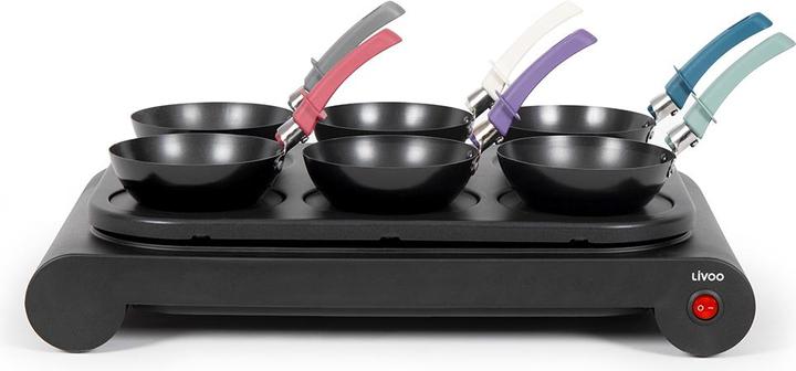 Produktbild Livoo Set Mini-Wok, Crêpe-Eisen und Grill