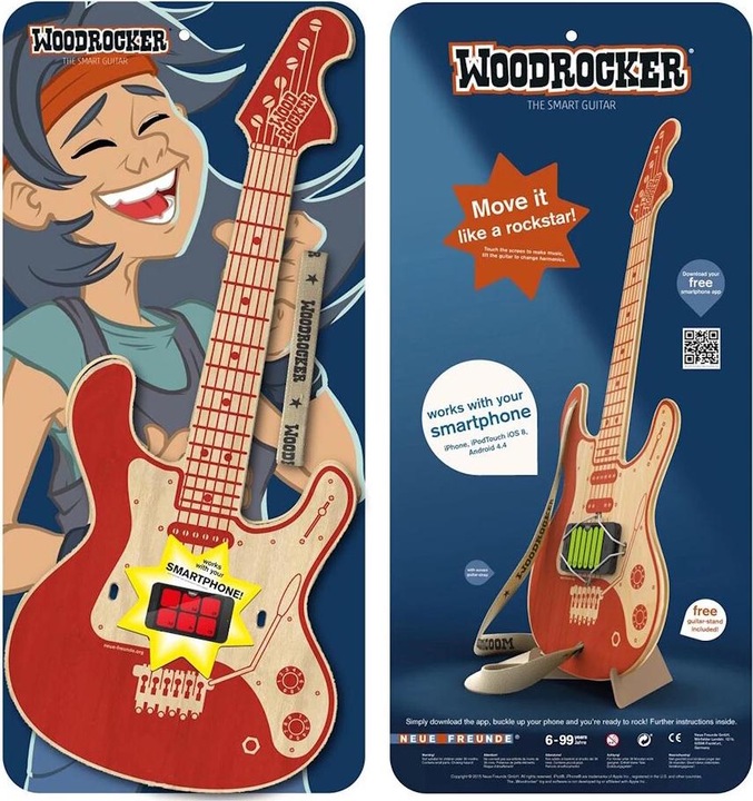 Produktbild Woodrocker - die smarte Luftgitarre für Profis!