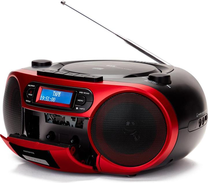 Produktbild Aiwa BBTC-660DAB/RD rot (DAB+, FM, Bluetooth)