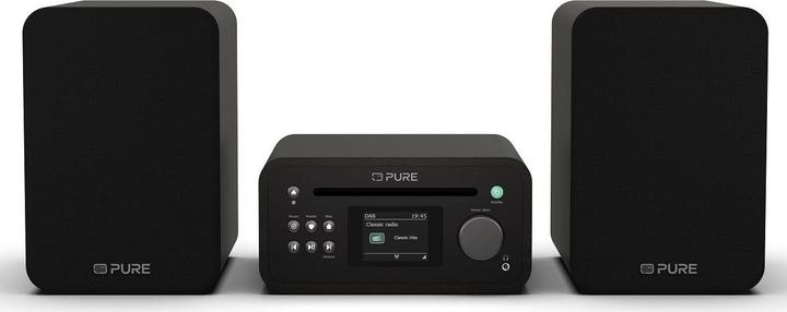 Actual product image Pure Classic Stereo Mini Black (Bluetooth, CD player, 2x 20 W)