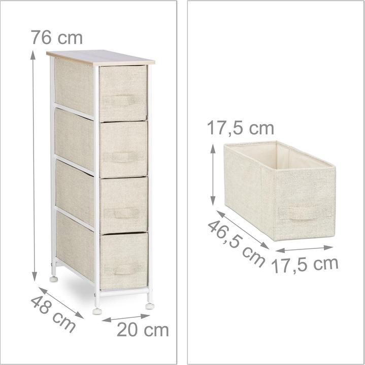 Produktbild Relaxdays Regalsystem (76 x 20 x 48 cm)