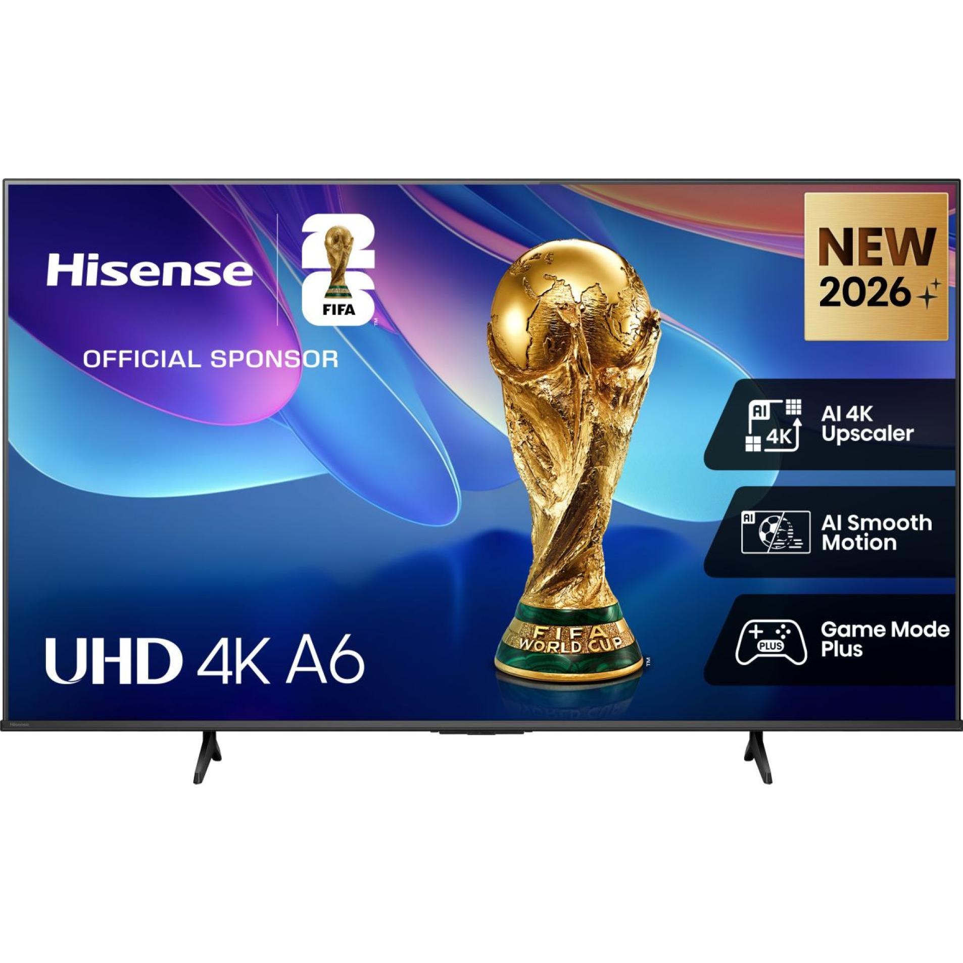Hisense 65A6S (65", LED, 4K), TV, Nero