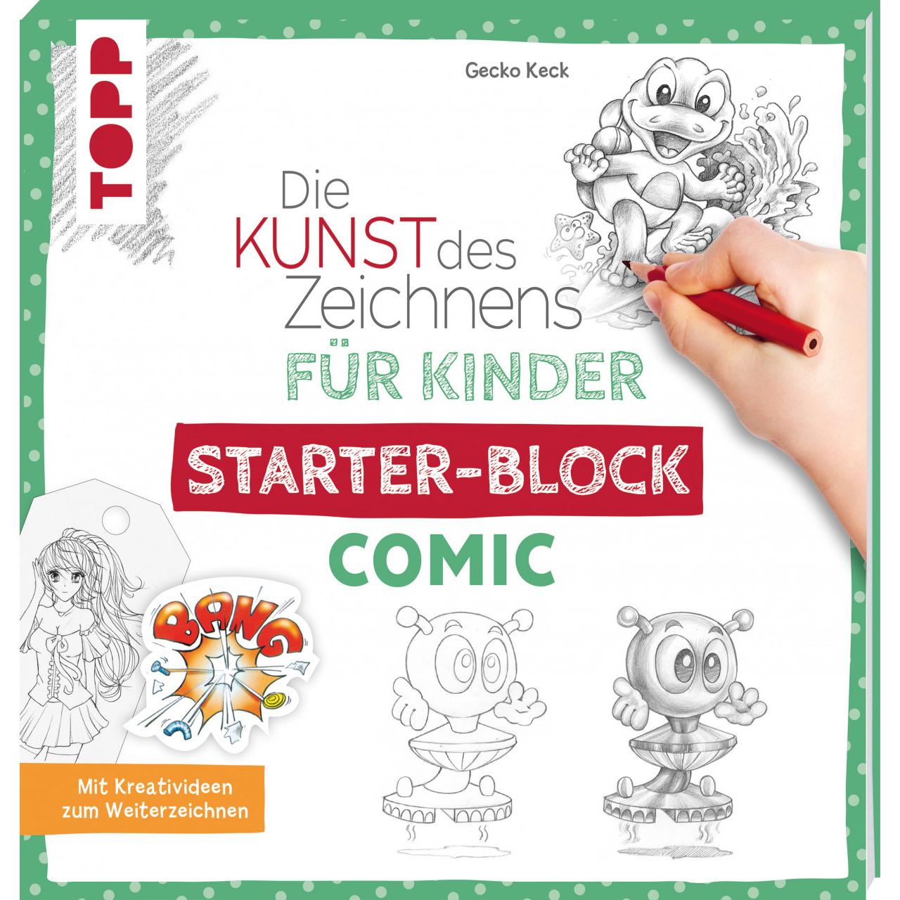 Frech Die Kunst des Zeichnens für Kinder Starter-Block - Comic