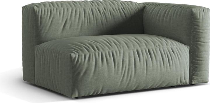 Image du produit Micadoni Chauffeuse Droit, "Martina", 1 Place, 160x106x75 Fabriqué en Europe (Canapé modulaire, 1 place)