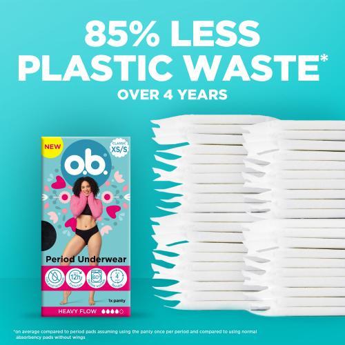 Actual product image o.b. Period Underwear (S, XS)