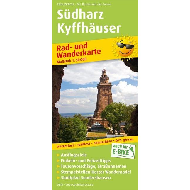 PublicPress Rad-u.Wanderk. Südharz,Kyff, Landkarte