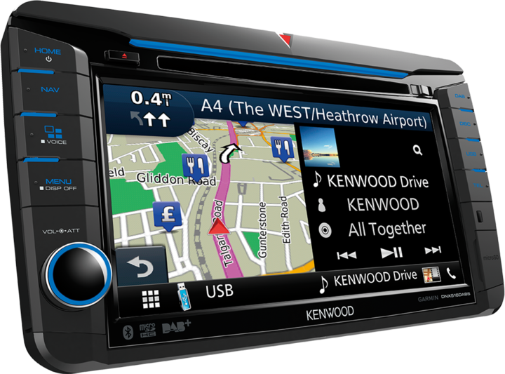 Produktbild Kenwood Corp. DNX516DABS ohne DAB-Antenne (Apple Carplay, Android Auto)