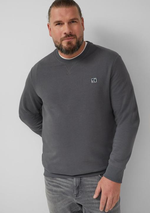 Produktbild s.Oliver Sweatshirt Sweatshirt aus Baumwollmix mit Crew Neck (3XL)