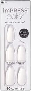 Produktbild KISS My Face - imPRESS Color MC Frosting Nails - Self-adhesive nails ( 30 pcs ) - (Kunstnägel, 501 Frosting)