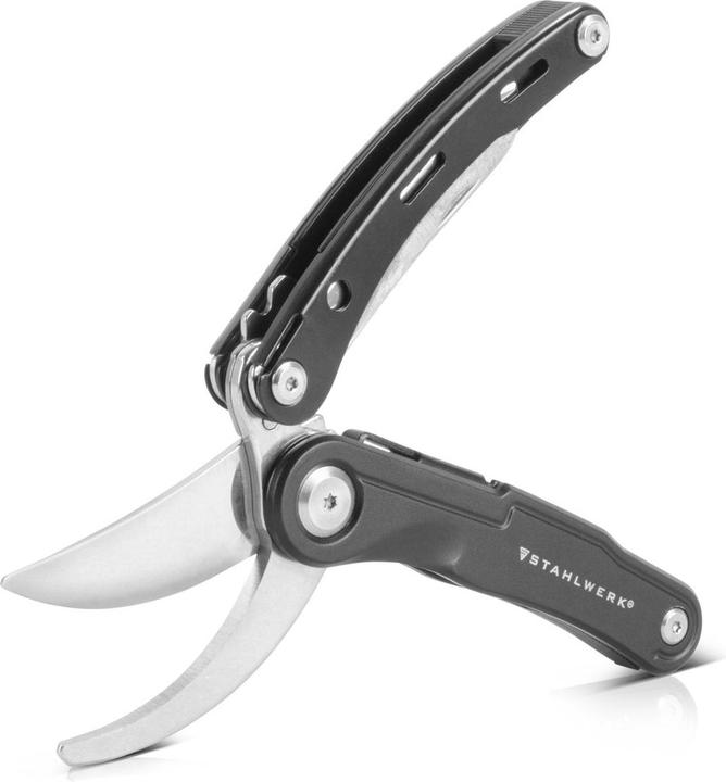 Actual product image Stahlwerk Multitool 5 Tools Pocket knife Multifunctional tool Garden shears (5 Functions)