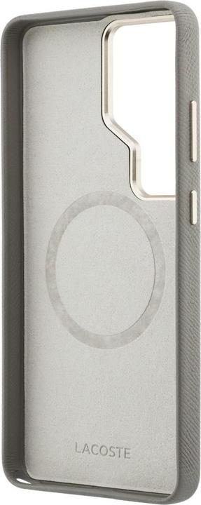 Actual product image Lacoste Case Champs Elysees Gold Logo MagSafe for Samsung Galaxy S26 Ultra taupe (Samsung Galaxy S26 Ultra)